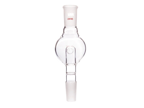 MSE PRO Splash-Proof Balls, with Sandpaper, Upper Mouth: 24/40, Lower Mouth: 24/40, 100mL - MSE Supplies LLC