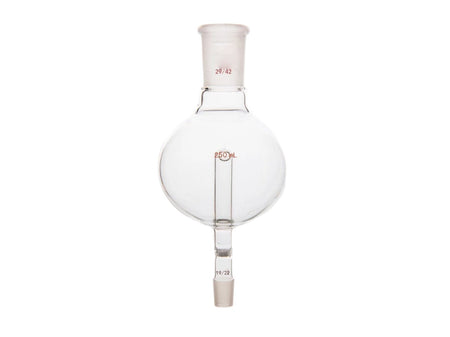 MSE PRO Splash-Proof Balls, with Sandpaper, Upper Mouth: 29/42, Lower Mouth: 19/22, 250mL - MSE Supplies LLC