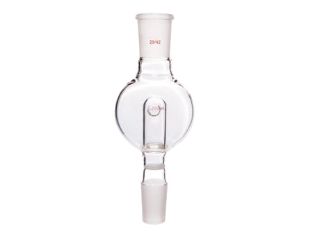 MSE PRO Splash-Proof Balls, with Sandpaper, Upper Mouth: 29/42, Lower Mouth: 29/42, 250mL - MSE Supplies LLC
