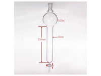 MSE PRO Storage Ball Chromatography Column with Ears, 24/40, φ46mm, Effective Length 254mm, Storage Ball: 500mL