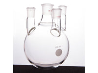 MSE PRO Straight Four-Mouth Round Bottom Ball Bottle, Middle Grinding Mouth: 19/22, Side Grinding Mouth: 14/20, 500mL