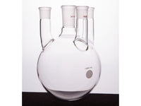 MSE PRO Straight Four-Mouth Round Bottom Ball Bottle, Middle Grinding Mouth: 24/40, Side Grinding Mouth: 19/22, 1000mL