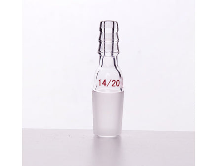 MSE PRO Straight Suction Joint, Grinding Mouth: 14/20, φ8 Small Nozzle Interface - MSE Supplies LLC