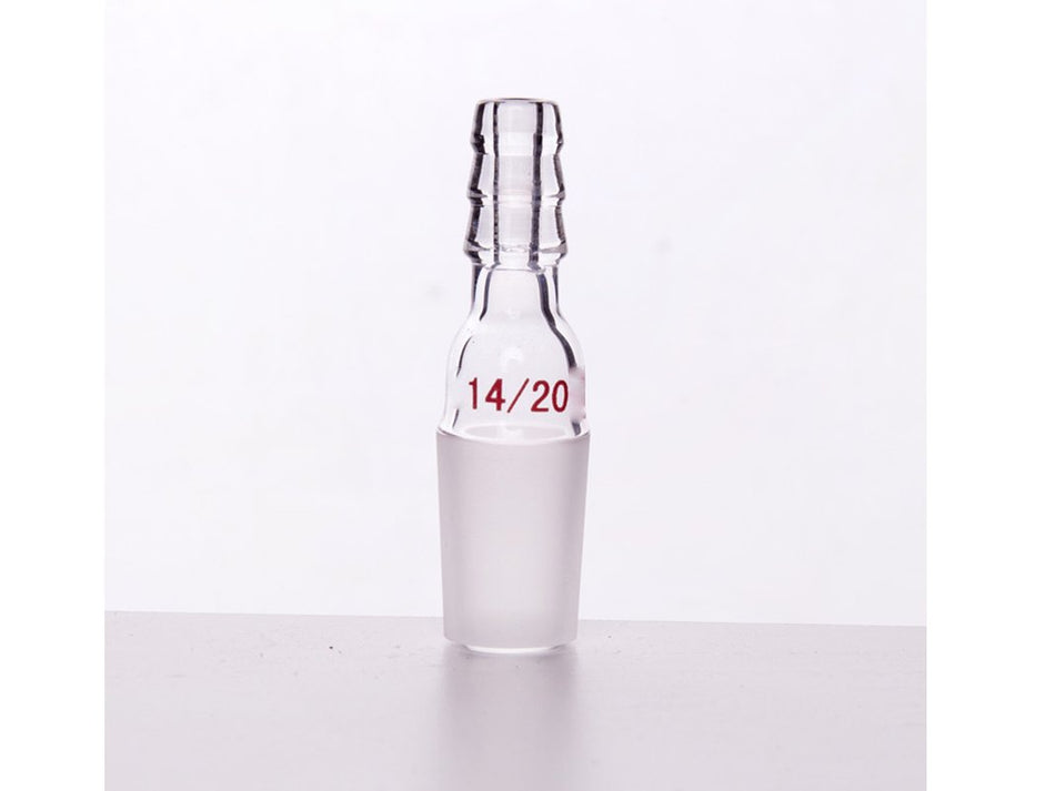 MSE PRO Straight Suction Joint, Grinding Mouth: 14/20, φ8 Small Nozzle Interface - MSE Supplies LLC