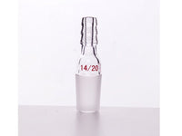 MSE PRO Straight Suction Joint, Grinding Mouth: 14/20, φ8 Small Nozzle Interface - MSE Supplies LLC