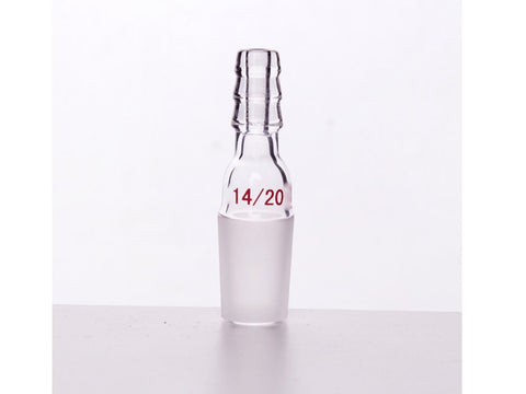 MSE PRO Straight Suction Joint, Grinding Mouth: 14/20, φ8 Small Nozzle Interface - MSE Supplies LLC