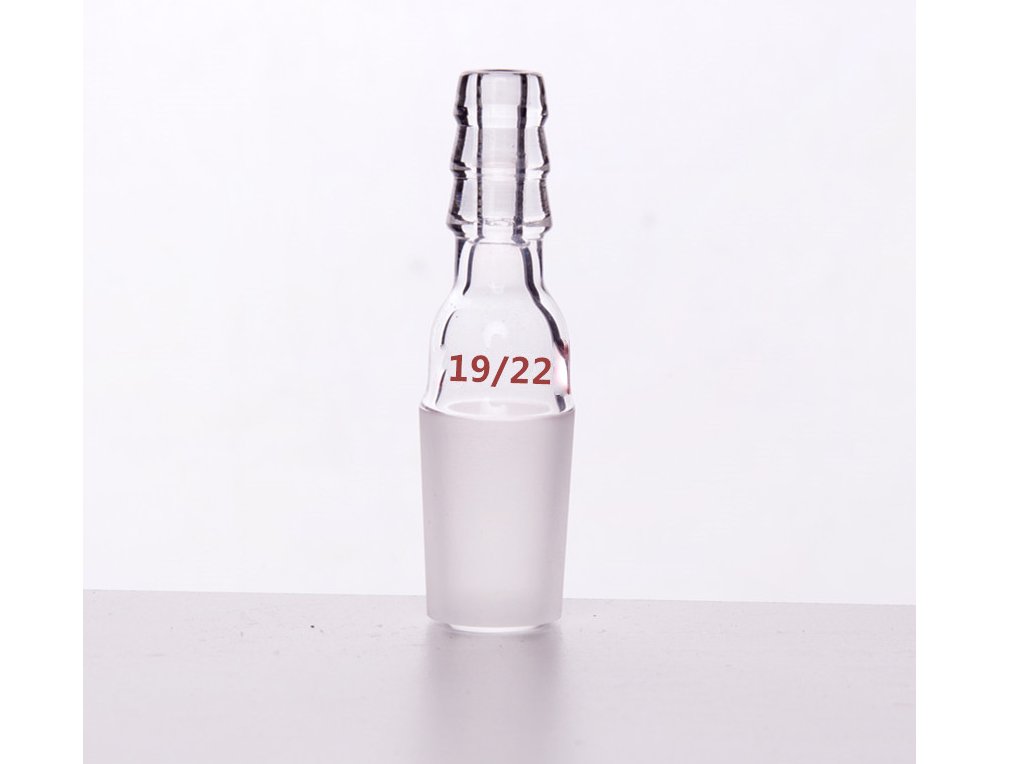 MSE PRO Straight Suction Joint, Grinding Mouth: 19/22, φ8 Small Nozzle Interface - MSE Supplies LLC