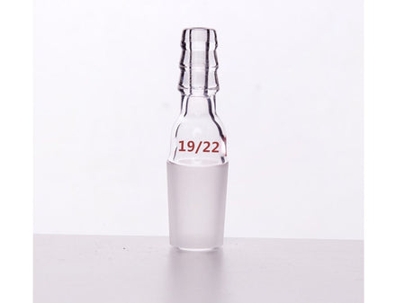 MSE PRO Straight Suction Joint, Grinding Mouth: 19/22, φ8 Small Nozzle Interface - MSE Supplies LLC