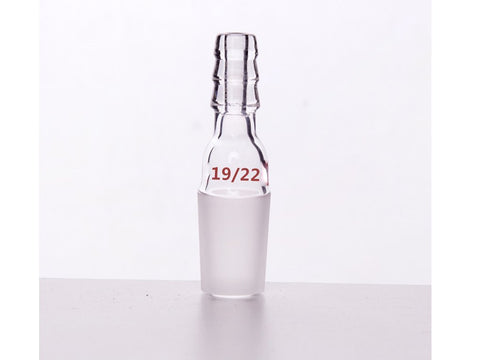 MSE PRO Straight Suction Joint, Grinding Mouth: 19/22, φ8 Small Nozzle Interface - MSE Supplies LLC