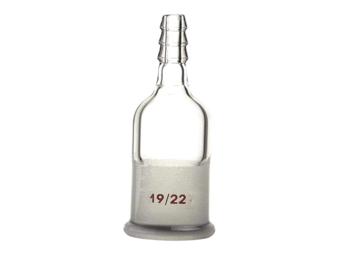 MSE PRO Straight Suction Joint, Internal Grinding Mouth: 19/22, φ8 Small Nozzle Interface - MSE Supplies LLC