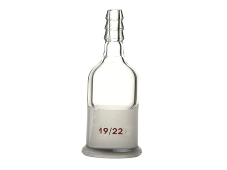 MSE PRO Straight Suction Joint, Internal Grinding Mouth: 19/22, φ8 Small Nozzle Interface - MSE Supplies LLC