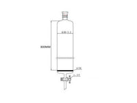 MSE PRO Strengthened Port, with Sand Plate Chromatography Column, φ80mm, Effective Length 800mm, Gate Aperture: 4mm, 24/40 - MSE Supplies LLC