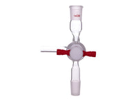 MSE PRO Suction Conversion Joint, with 2mm T-Type PTFE Valve Plug, Grinding Mouth: 14/20