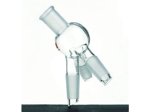 MSE PRO Three-Way Distillation Receiving Tube, Grinding Mouth: 24/40