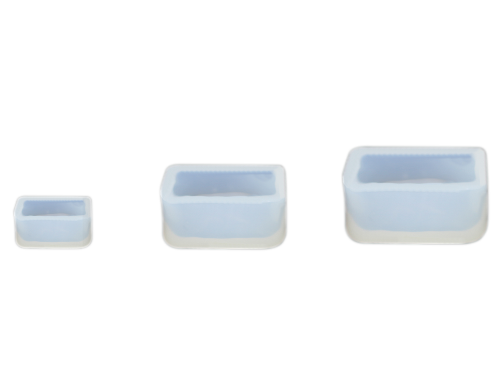 MSE PRO Transparent Square Cold Mounting Mold, 6pcs/pk - MSE Supplies LLC