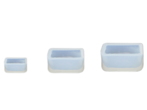 MSE PRO Transparent Square Cold Mounting Mold, 6pcs/pk - MSE Supplies LLC