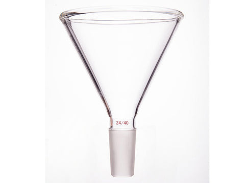 MSE PRO Triangular Funnel, Grinding Mouth 100mm, Other Grinding Mouth: 24/40