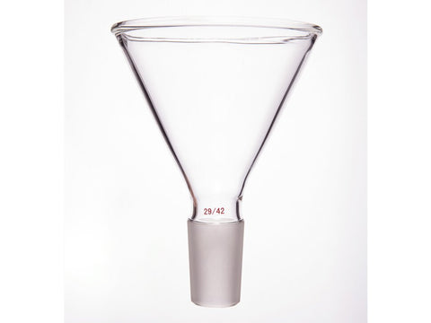 MSE PRO Triangular Funnel, Grinding Mouth 100mm, Other Grinding Mouth: 29/42