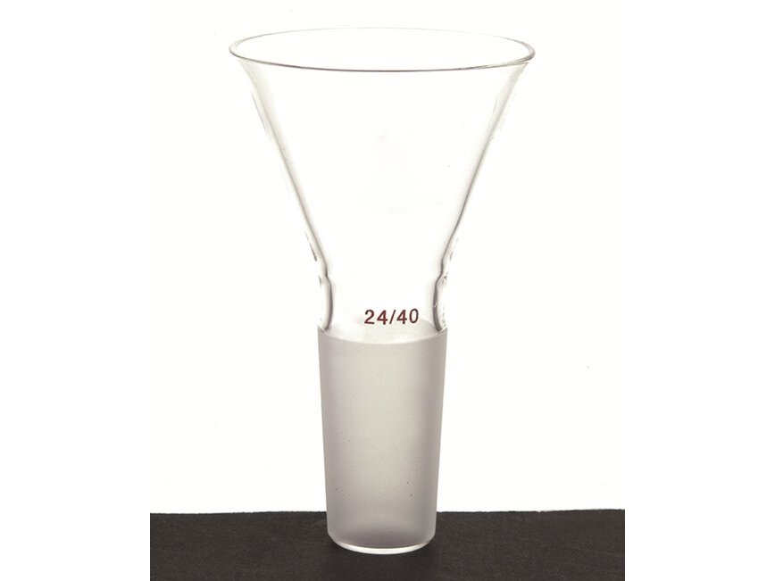 MSE PRO Triangular Funnel, Grinding Mouth 50mm, Other Grinding Mouth: 24/40