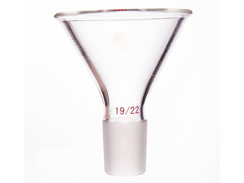 MSE PRO Triangular Funnel, Upper Diameter 50mm, Grinding Mouth: 19/22