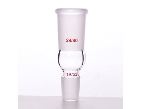 MSE PRO Type B Joint (Small to Large), Upper Mouth: 24/40, Lower Mouth: 19/22