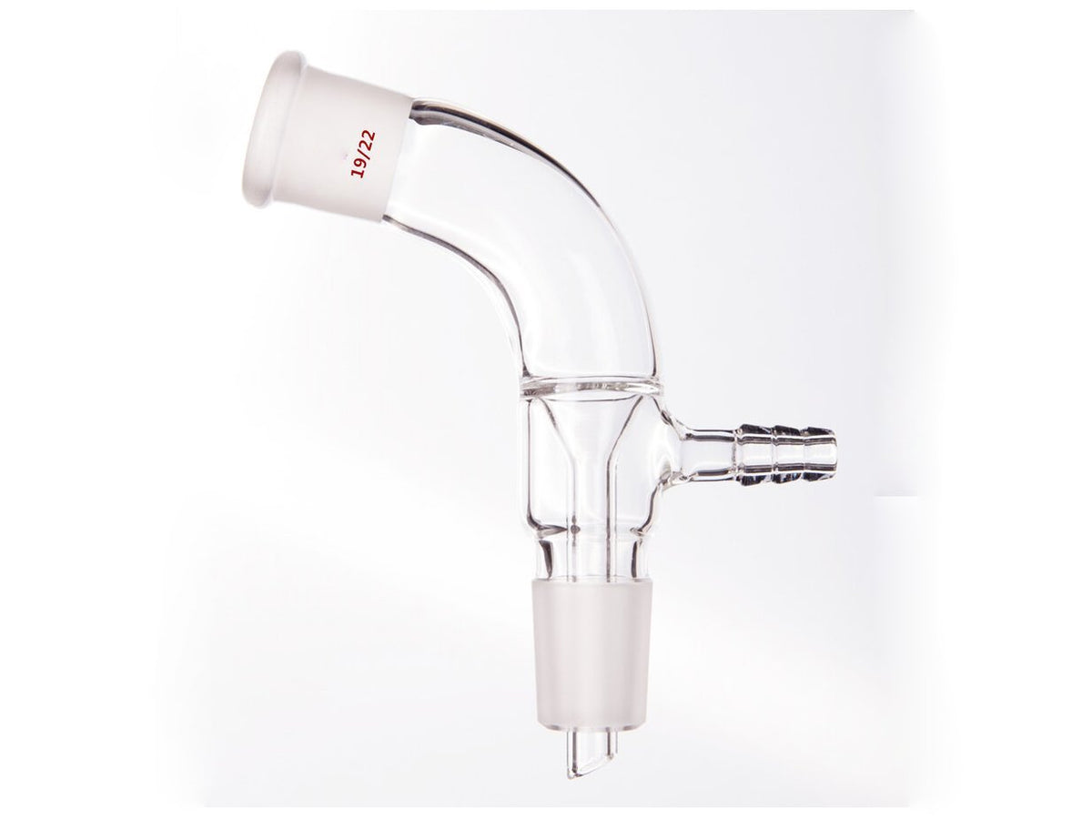 MSE PRO Vacuum Receiver Tube, Grinding Mouth: 19/22 - MSE Supplies LLC