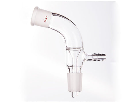 MSE PRO Vacuum Receiver Tube, Grinding Mouth: 19/22 - MSE Supplies LLC