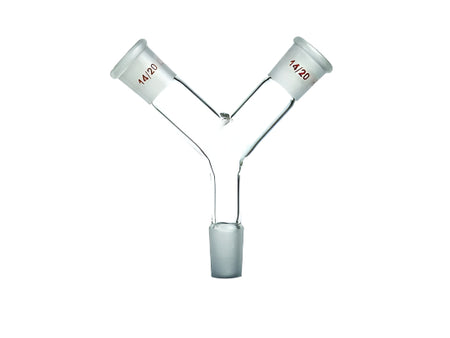 MSE PRO "Y" Type Connector, Ground Joint: 14/20 - MSE Supplies LLC