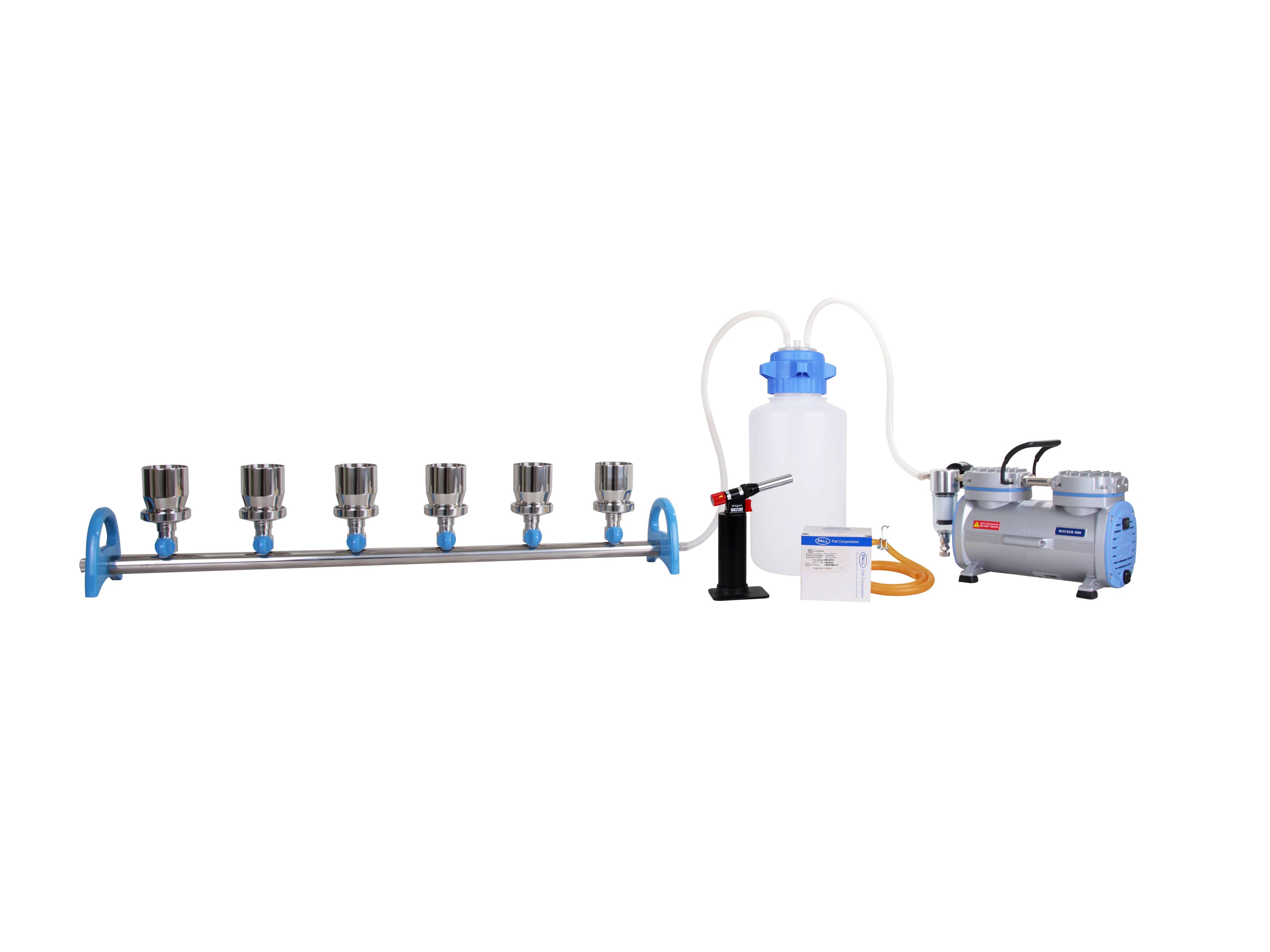 Witeg Manifold Sets with Vacuum Pumps and Waste Bottles