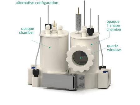 Photo-Bio-EC Reactor - Photo-Bioelectrochemical Reactor 2 X 50 ML, Electrochemical Products, Redox.me, MSE Supplies