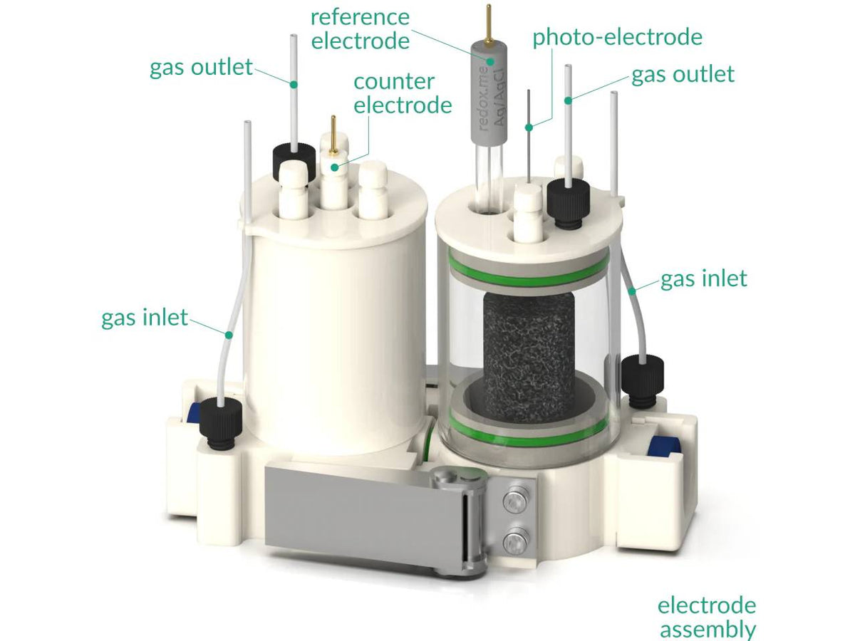 Photo-Bio-EC Reactor - Photo-Bioelectrochemical Reactor 2 X 50 ML, Electrochemical Products, Redox.me, MSE Supplies