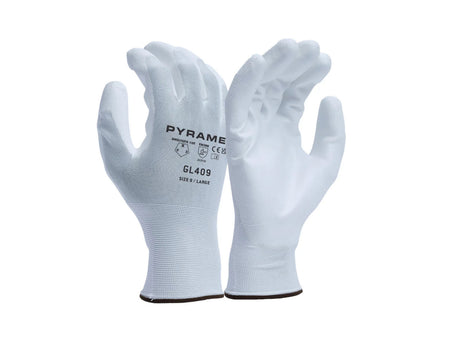 PYRAMEX Dipped GL409 - Polyurethane Gloves, PK of 12 - MSE Supplies LLC