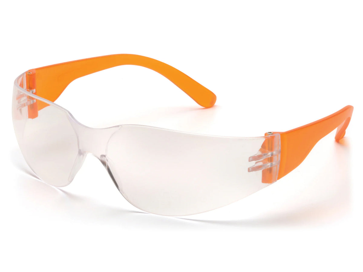 PYRAMEX Frameless Intruder® Assorted Temple Colors Safety Glasses, PK of 12 - MSE Supplies LLC