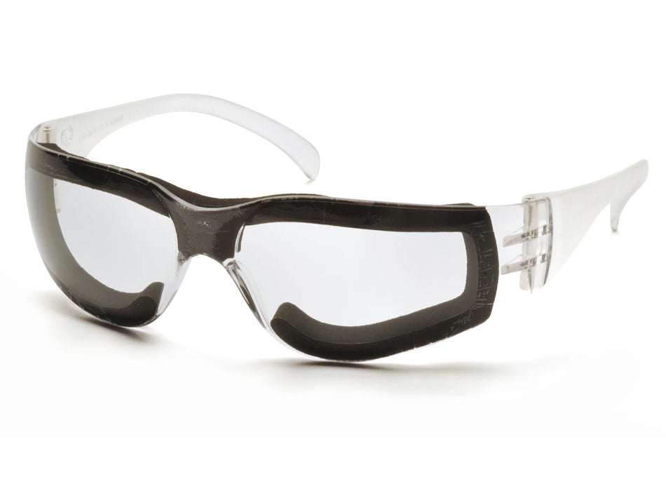 PYRAMEX Frameless Intruder® Foam Padded Safety Glasses, PK of 12 - MSE Supplies LLC