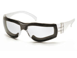 PYRAMEX Frameless Intruder® Foam Padded Safety Glasses, PK of 12 - MSE Supplies LLC