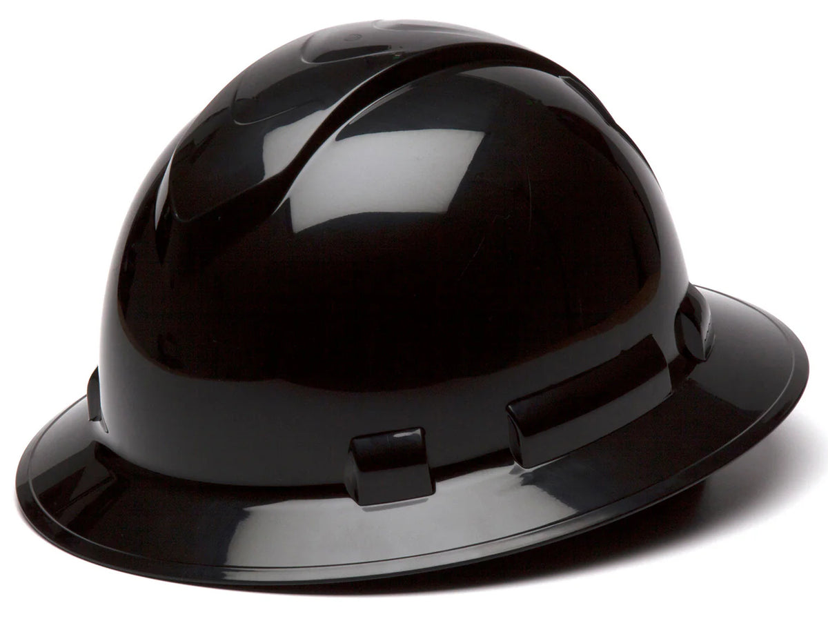 PYRAMEX Full Brim Ridgeline® Full Brim Safety Helmet, PK of 12 - MSE Supplies LLC