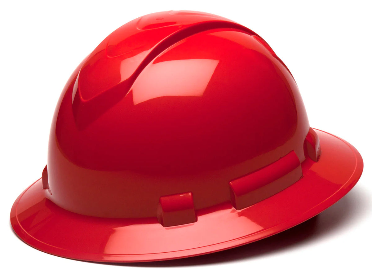 PYRAMEX Full Brim Ridgeline® Full Brim Safety Helmet, PK of 12 - MSE Supplies LLC