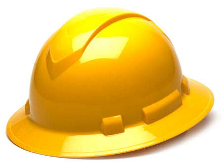 PYRAMEX Full Brim Ridgeline® Full Brim Safety Helmet, PK of 12 - MSE Supplies LLC