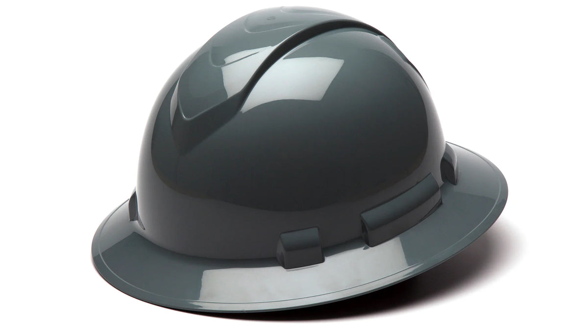 PYRAMEX Full Brim Ridgeline® Full Brim Safety Helmet, PK of 12 - MSE Supplies LLC