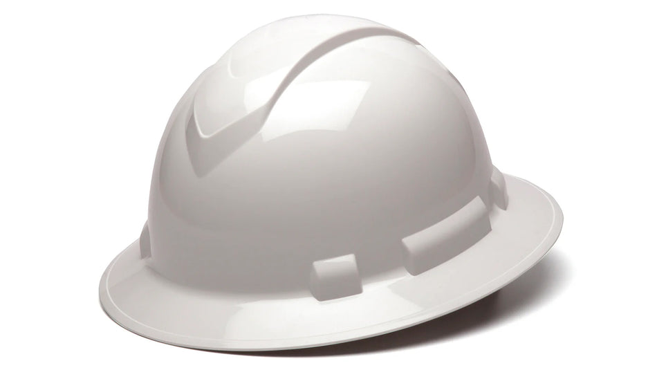 PYRAMEX Full Brim Ridgeline® Full Brim Safety Helmet, PK of 12 - MSE Supplies LLC