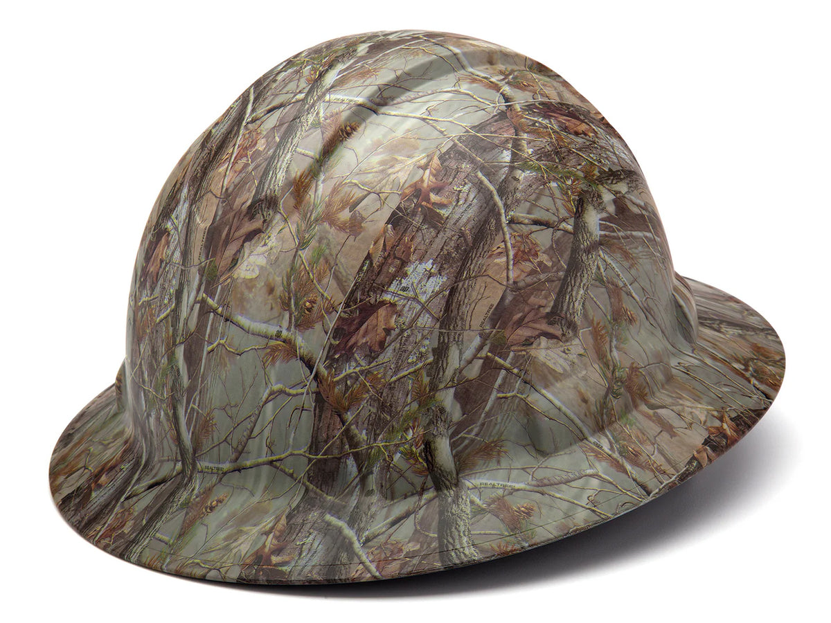 PYRAMEX Full Brim Ridgeline® Hydro Dipped Full Brim Safety Helmet, PK of 12 - MSE Supplies LLC