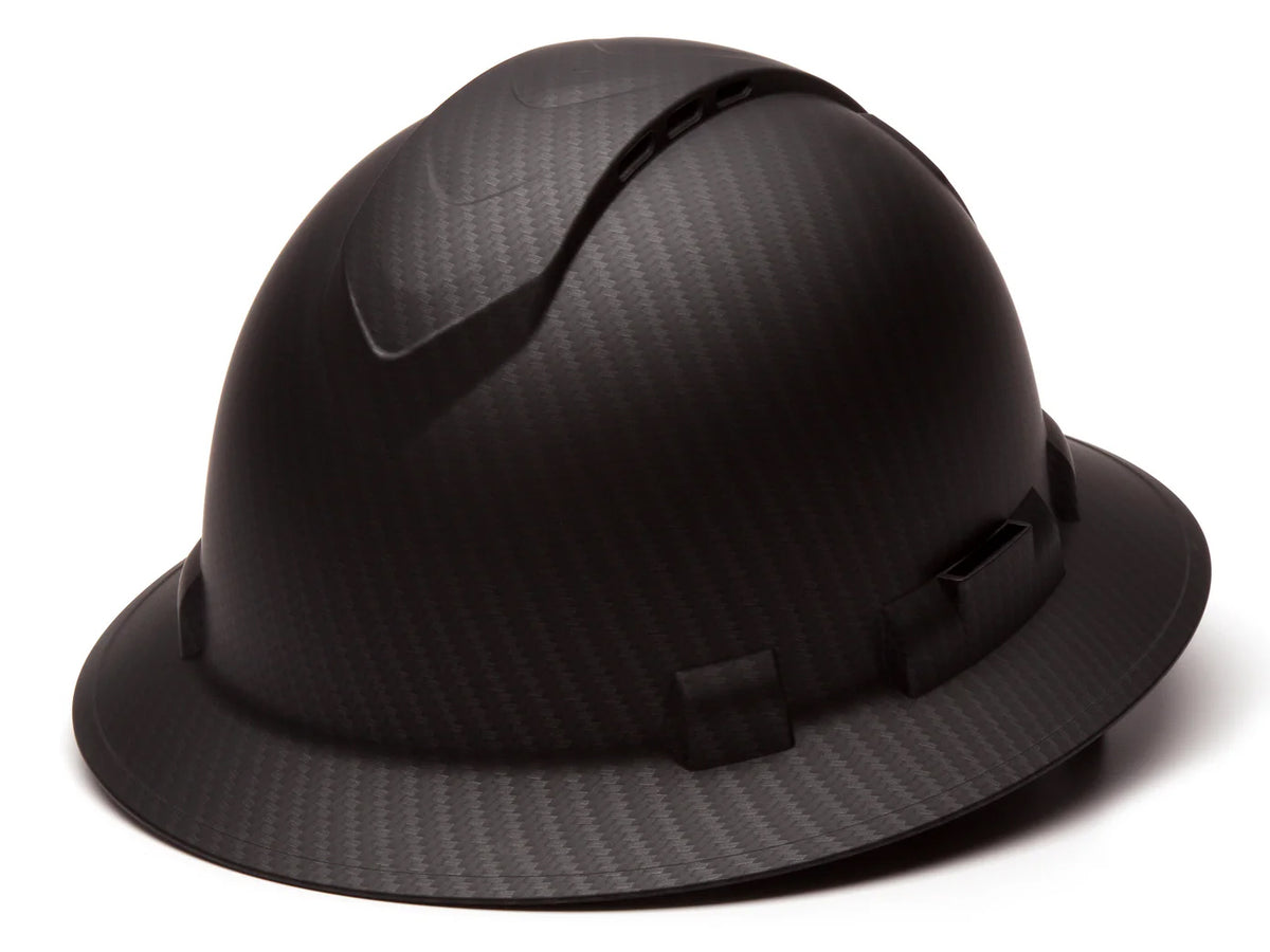 PYRAMEX Full Brim Ridgeline® Hydro Dipped Full Brim Vented Safety Helmet, PK of 12 - MSE Supplies LLC
