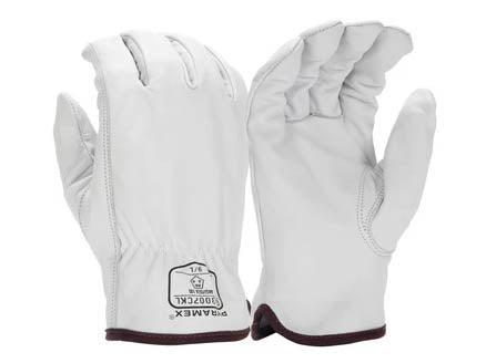 PYRAMEX Leather Driver GL3007CK - Premium Goatskin Driver HPPE A6 Cut Gloves, PK of 12 - MSE Supplies LLC