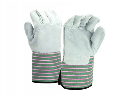 PYRAMEX Leather Palm GL1005W - Cowhide Gauntlet Cuff Gloves, PK of 12 - MSE Supplies LLC