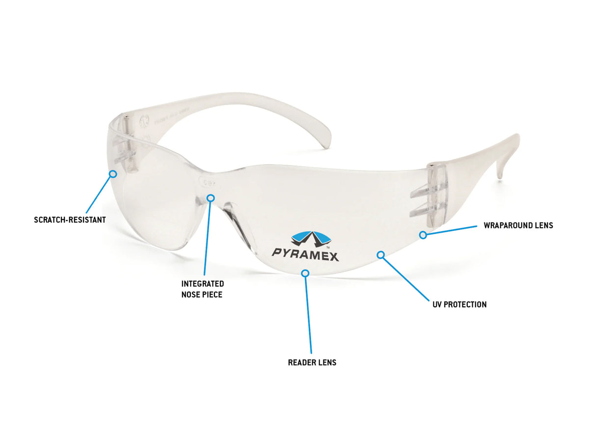 PYRAMEX Readers Intruder® Reader Safety Glasses, PK of 12 - MSE Supplies LLC