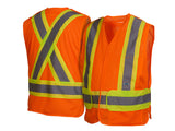 PYRAMEX Vests RCA27SE Series Working Vests, PK of 12 - MSE Supplies LLC