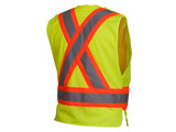PYRAMEX Vests RCA27SE Series Working Vests, PK of 12 - MSE Supplies LLC