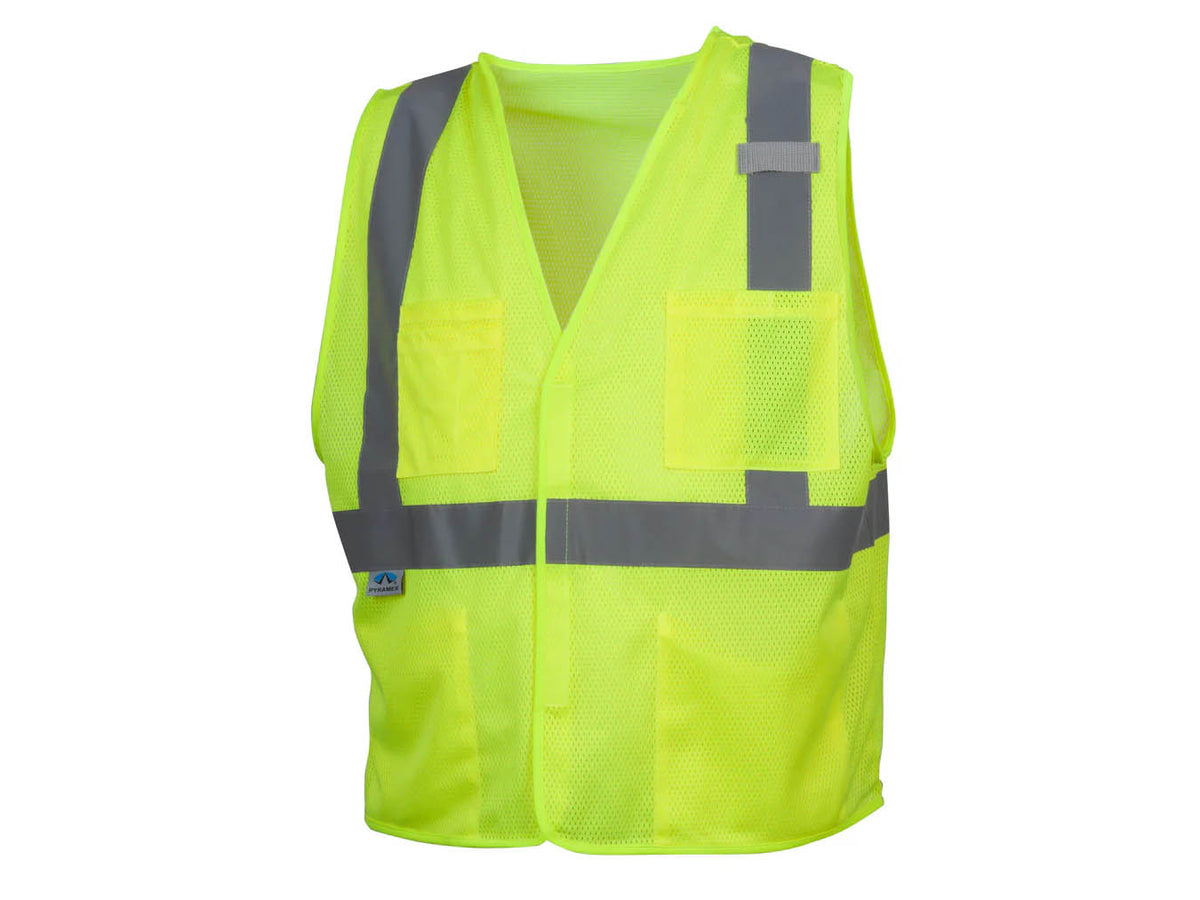 PYRAMEX Vests RVHL20 Series Working Vests, PK of 12 - MSE Supplies LLC