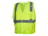 PYRAMEX Vests RVHL20 Series Working Vests, PK of 12 - MSE Supplies LLC