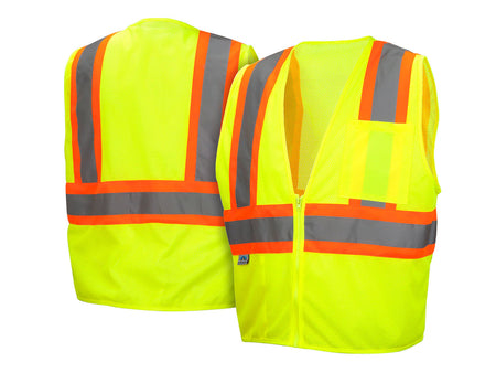 PYRAMEX Vests RVZ22 Series Working Vests, PK of 12 - MSE Supplies LLC